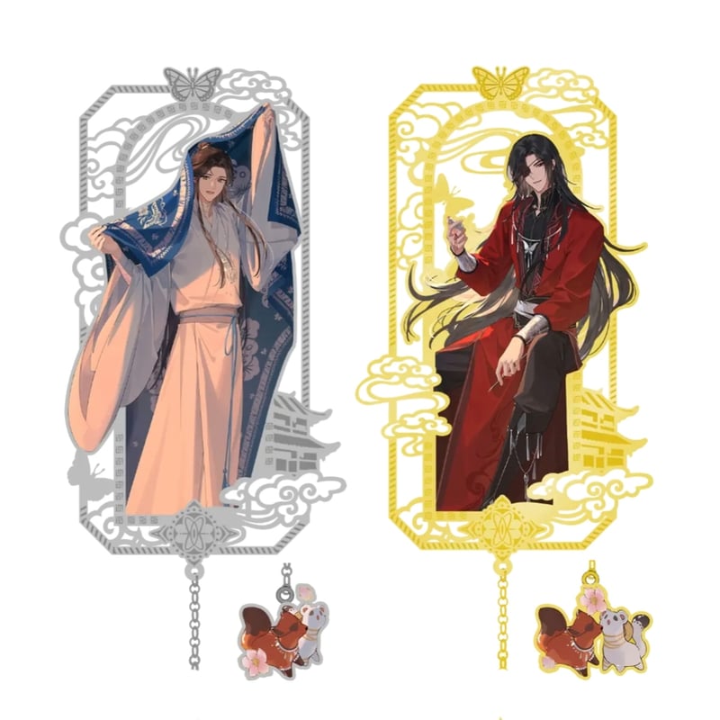 天官賜福　韓国　特装版　特典　色紙　金属しおり 天官赐福（觅星社）☆ 云染赤霞 【 06 】 金属しおり《云染赤霞