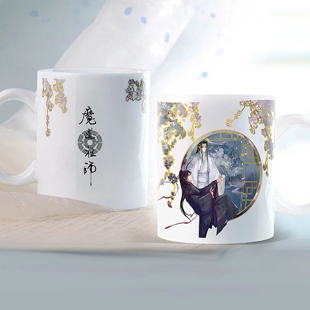 魔道祖師 幸運石 変色マグカップ（松蘿共倚）【お取り寄せ・日本