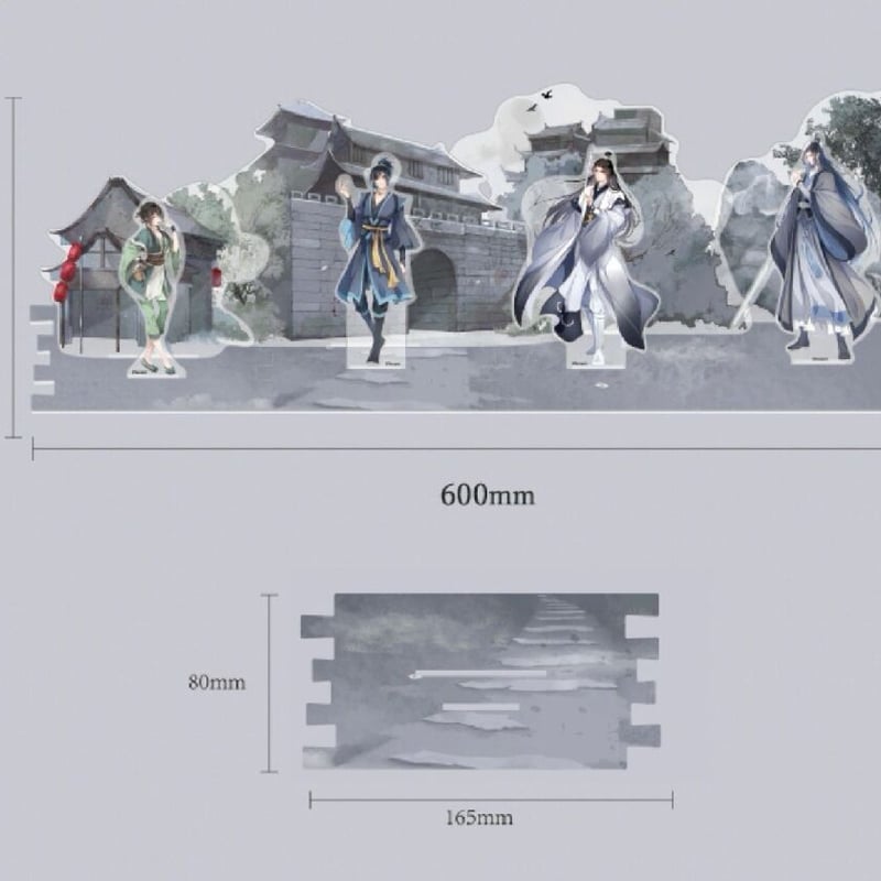 魔道祖師 南漫社 ジオラマアクリルスタンド（義城組）【お取り寄せ