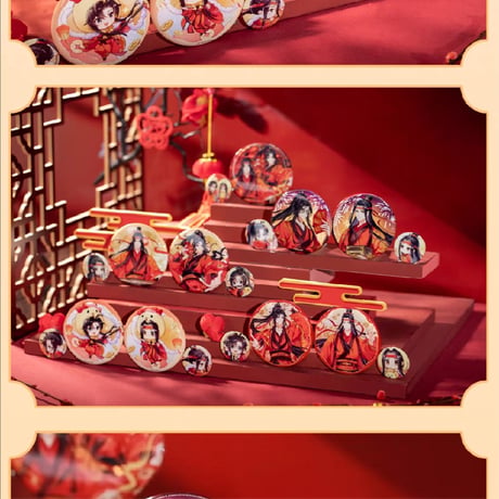 魔道祖師　蒼妹児　霊運盈年シリーズ缶バッジ（ブラインド仕様）【お取り寄せ・日本から発送】