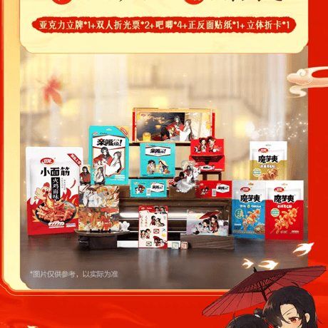 天官賜福アニメ　衛龍コラボ　「衛」你賜福お菓子ギフトボックス【お取り寄せ・中国から発送】