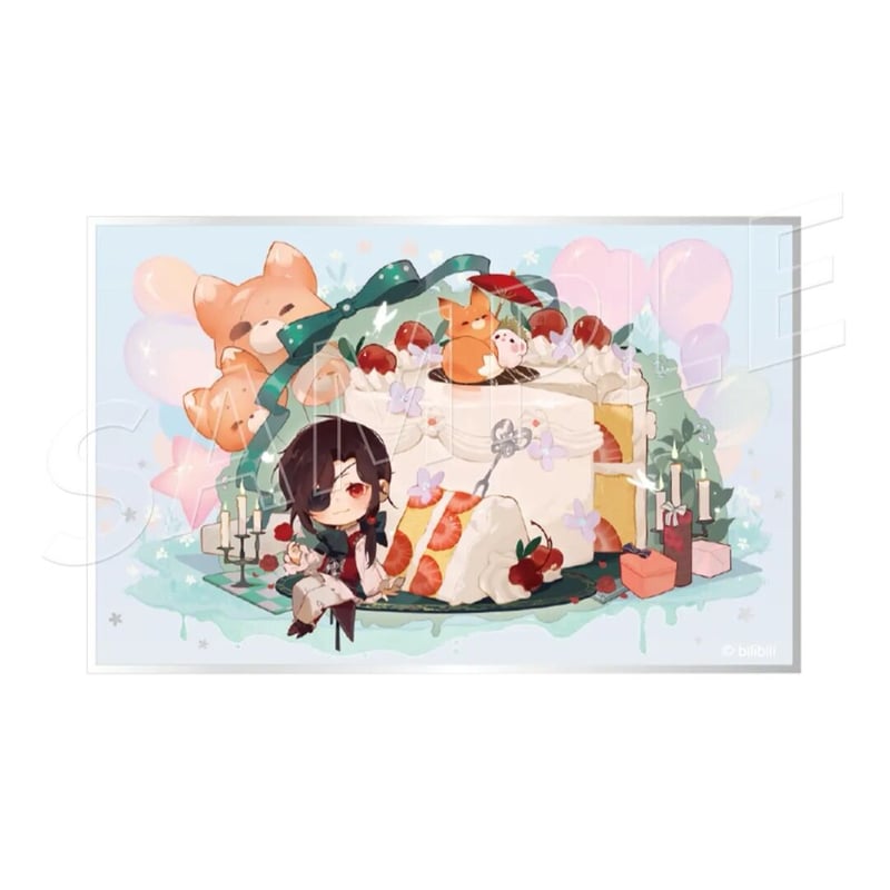 春夏新作 天官賜福アニメ BILIBILIGOODS 花城誕生日イラスト色紙【お 紙製品