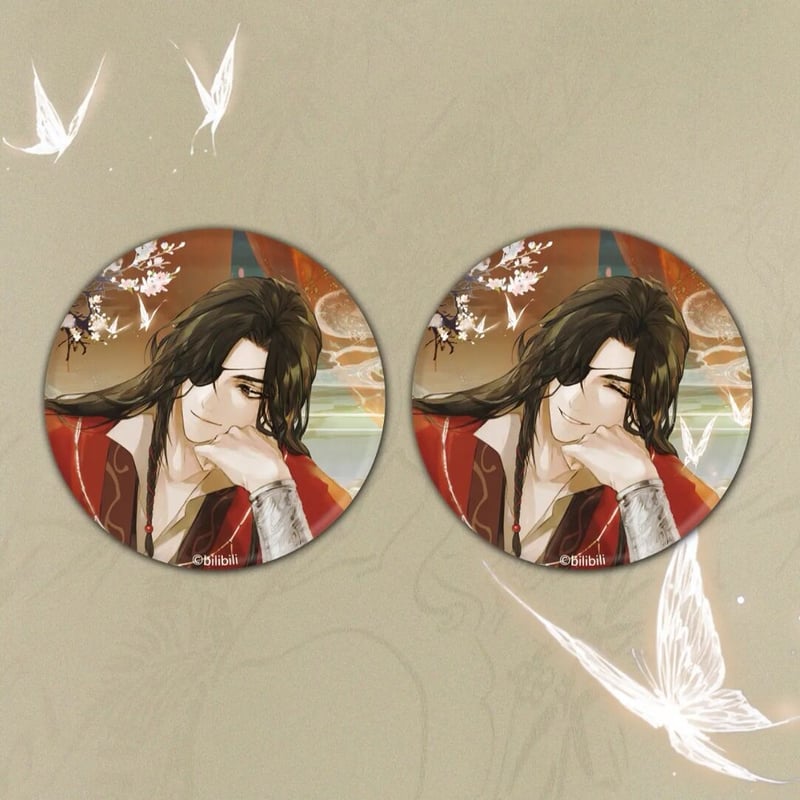 天官賜福　老庙×天官赐福コラボ　純金加工プレート　① 天官賜福 老庙×天官赐福コラボ 純金加工プレート 2個セット