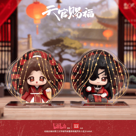 天官賜福アニメ　玩点無限　フィギュア&アクリル背景セット（同窓共景）【お取り寄せ・中国から発送】
