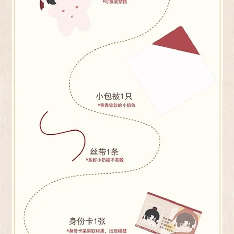 魔道祖師　NICE FUN　小奶包シリーズぬいぐるみ（ブラインド仕様）【お取り寄せ・日本から発送】