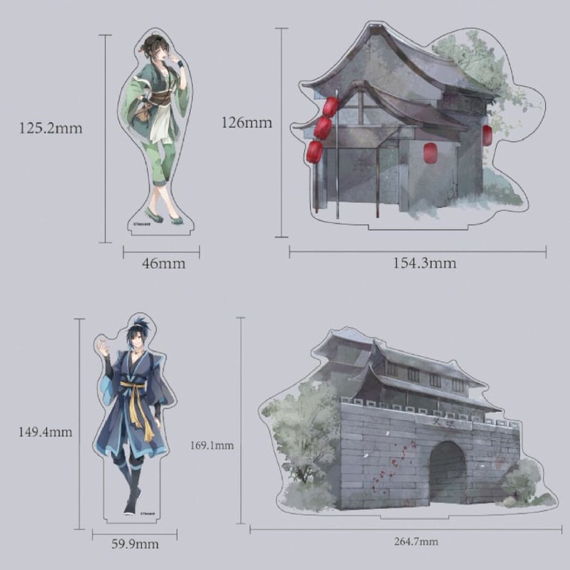 魔道祖師　新年ver アクリルジオラマ 大河幻想ラジオドラマ「魔道祖師」 アクリルジオラマ 新年ver