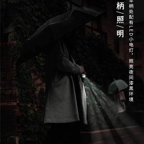 魔道祖師　幸運石　電動折り畳み傘【お取り寄せ・中国から発送】