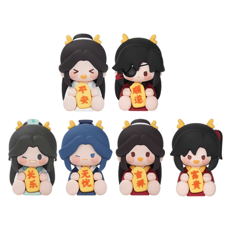 天官賜福アニメ　minidoll　龍賀新禧シリーズラバーフィギュア（ブラインド仕様）【お取り寄せ・日本から発送】