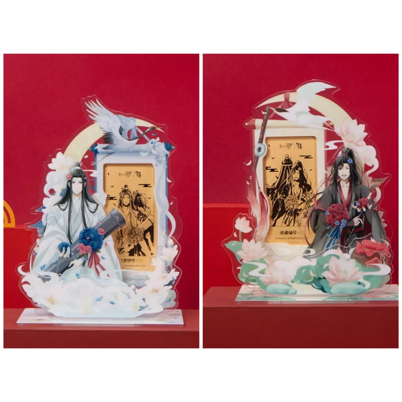 魔道祖師 蒼妹児 誕生日イラストアクリルスタンド・金章展示用スタンド