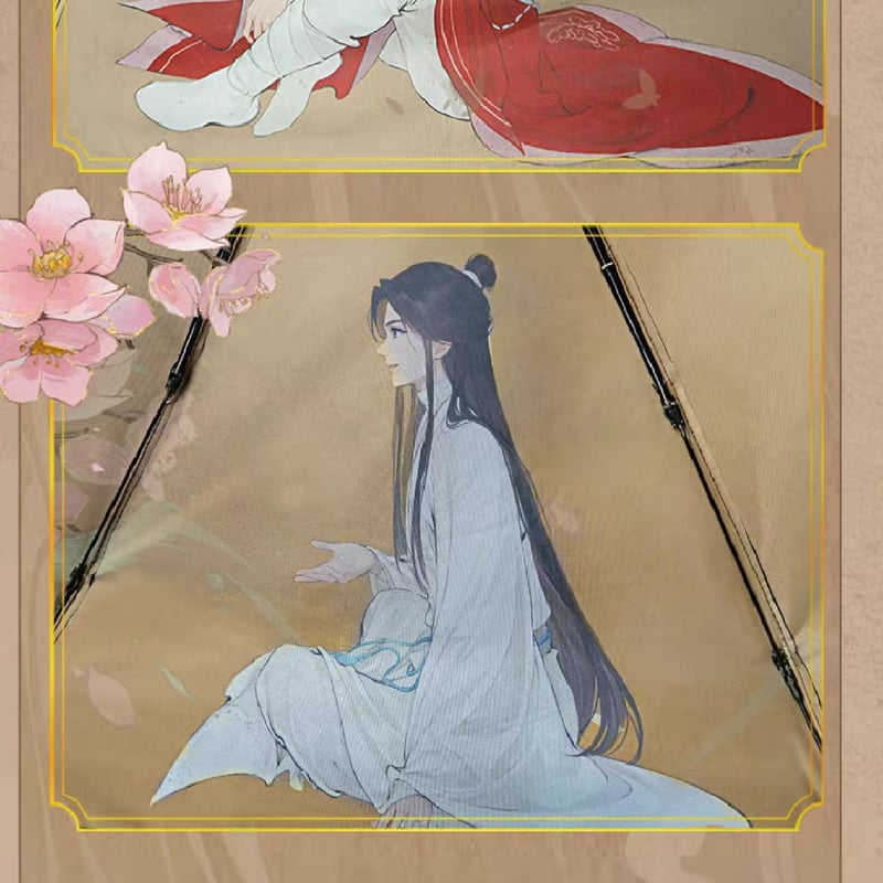 天官賜福アニメ 幸運石 コンパクト折りたたみ傘（与君行）【お