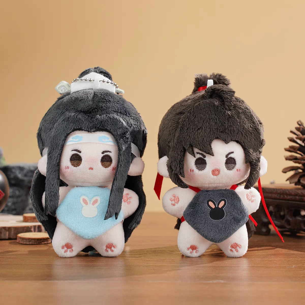 魔道祖師 ぬいぐるみ 12cm 特典】アニメ「魔道祖師」 着せ替えぬいぐるみドールと衣装2体