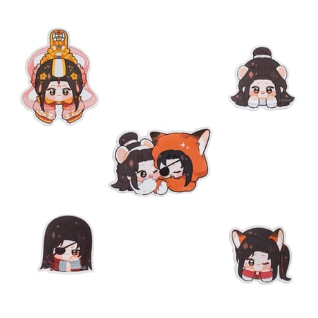 天官賜福アニメ　mini doll　マグネット5点セット【現品・日本から発送】