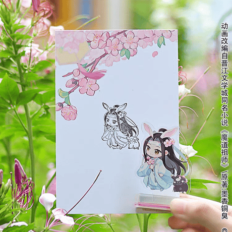 魔道祖師　楽由町　スタンプ付きアクリルスタンド（芳茵戯兎）【お取り寄せ・日本から発送】