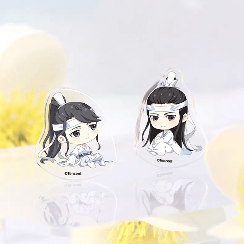 魔道祖師　公式茶屋　魔道学園　ゆらゆらアクリルブロック　全種　7点 魔道祖師 公式茶屋 魔道学園 ゆらゆらアクリルブロック 全種 7点