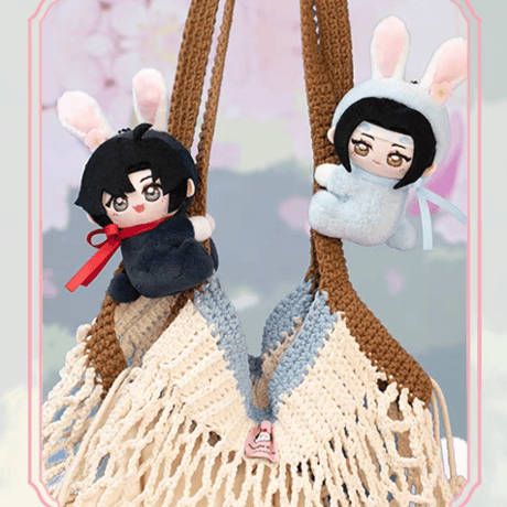 魔道祖師　蒼妹児　桃夢抱兎ぬいぐるみクリップ【お取り寄せ・日本から発送】