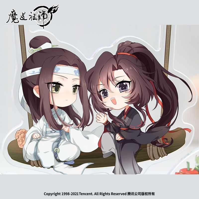 魔道祖師　一生一世　引き出物セット　兔仔先生　アクリルジオラマ　アクリルブロック 魔道祖師 結婚記念日POP UP 購入者特典しおり 兔仔先生 アクリル