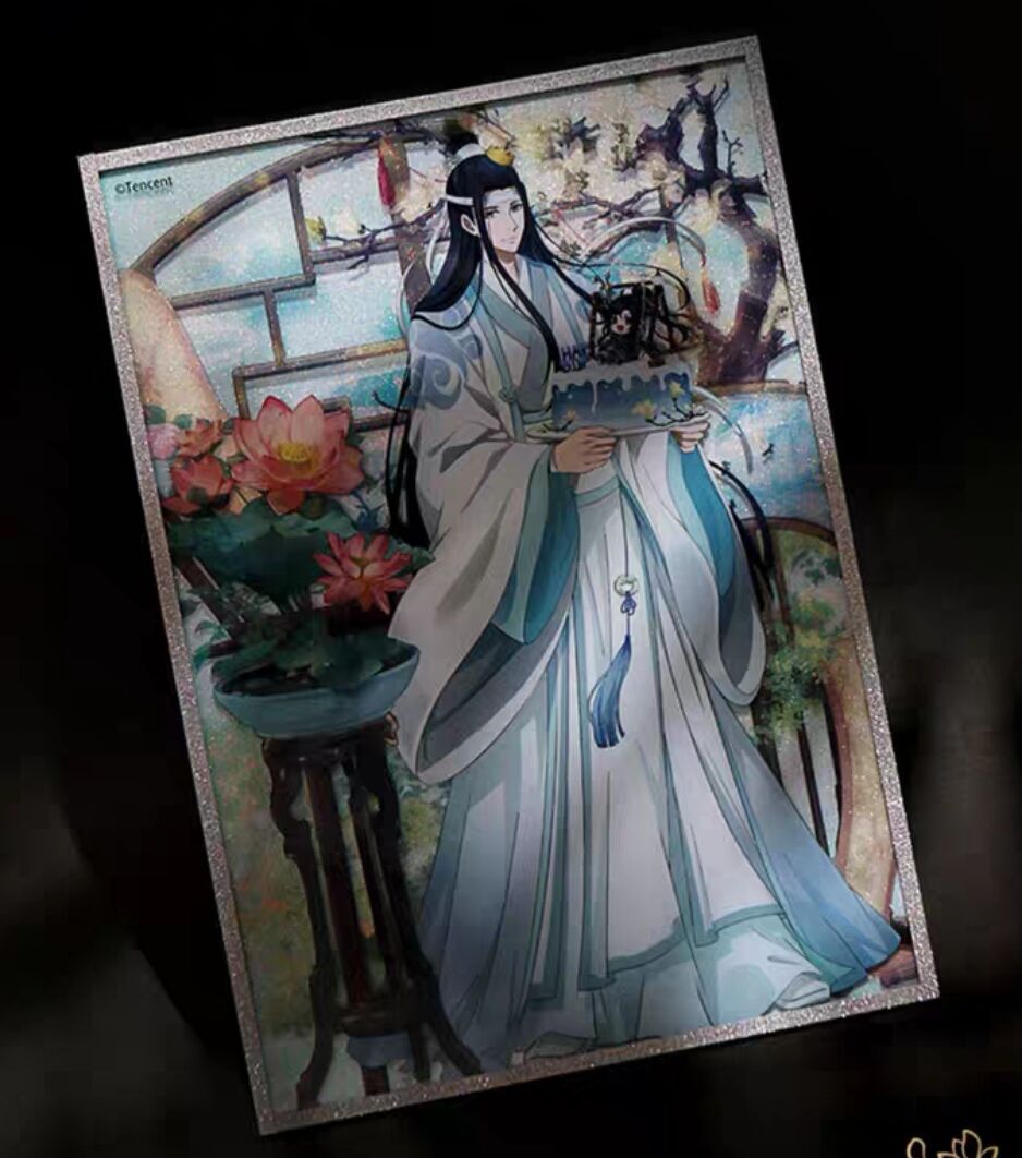 15 藍忘機 魔道祖師 四周年記念展 メッセージ 銀テープ Amazon.co.jp: 14 藍忘機 魔道祖師 四周年記念展 メッセージ 銀