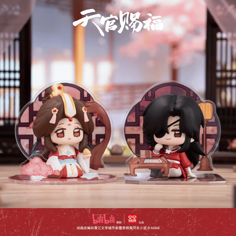 天官賜福アニメ 玩点無限 フィギュア&アクリル背景セット（同窓共影