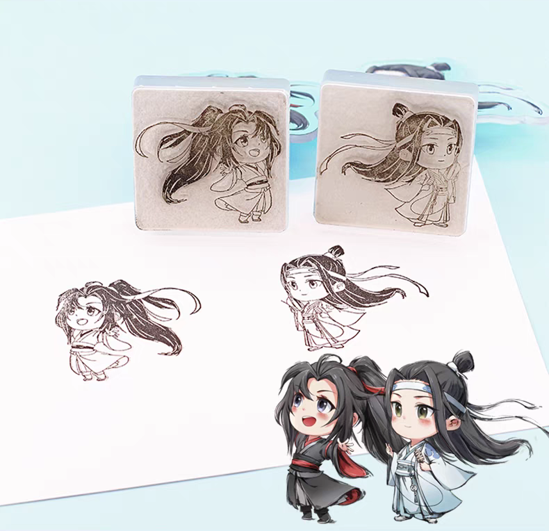 魔道祖師 楽由町 スタンプ付きアクリルスタンド（端陽萦糸）【お
