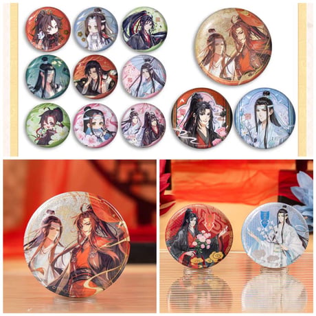 魔道祖師　広博　六載同行シリーズ缶バッジ【お取り寄せ・日本から発送】