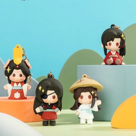 天官賜福アニメ　minidoll　ラバーチャーム・キーホルダー【お取り寄せ・日本から発送】