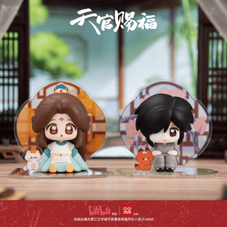 天官賜福アニメ　玩点無限　フィギュア&アクリル背景セット（同窓共景）【お取り寄せ・中国から発送】
