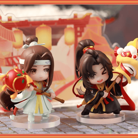 【復刻・再販】魔道祖師　擎蒼　フィギュア&置物セット（舞楽声平）【お取り寄せ・中国から発送】
