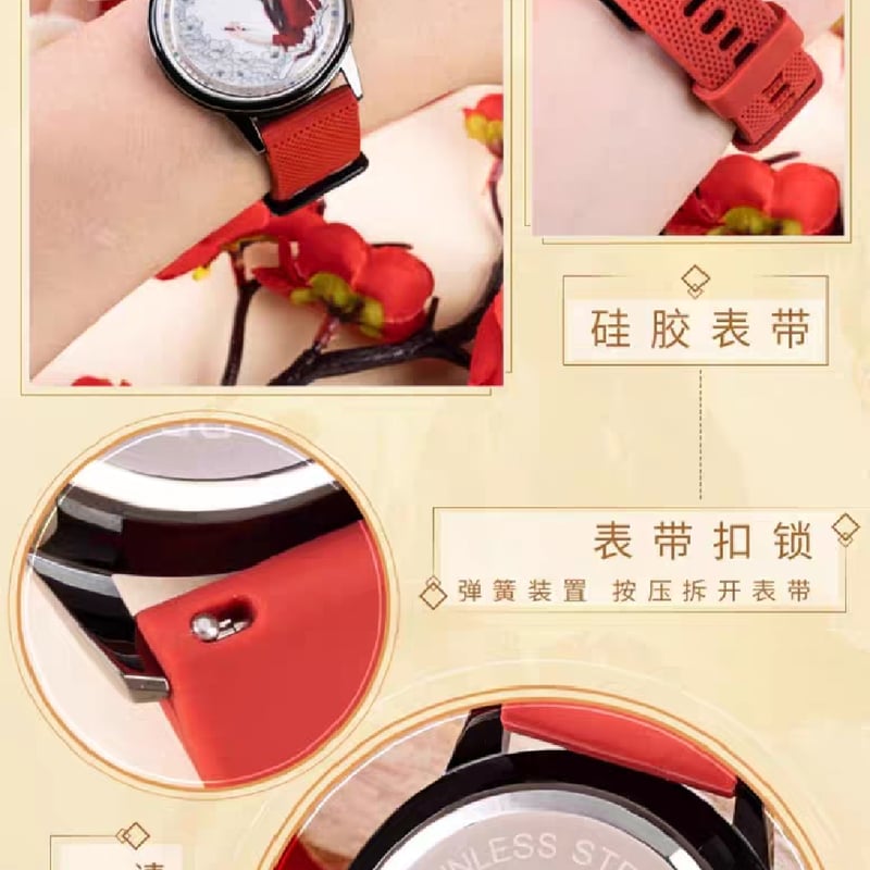 まぼろし探偵 限定サイン 明日まで アニメ「彼女、お借りします」天然ダイヤクロノグラフ腕時計