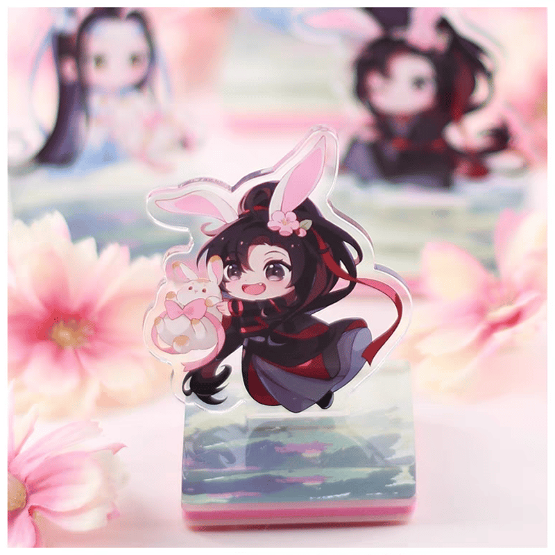 魔道祖師 楽由町 スタンプ付きアクリルスタンド(芳茵戯兎)【お 魔道祖師 楽由町 スタンプ付きアクリルスタンド(芳茵戯兎)【お