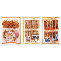 中山製菓　人気三品セット　豆てまり8枚×3袋 ．黒みつ豆板10枚×1袋．豆板10枚×1袋