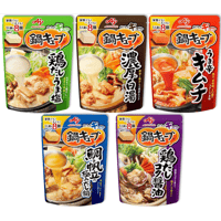 味の素 鍋キューブ 5種アソート (鶏だしうま塩/濃厚白湯/うま辛キムチ/鯛と帆立/鶏だしコク醤油) 各1袋計5袋