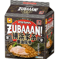 マルちゃん マルちゃんZUBAAAN! 横浜家系醤油豚骨3食パック×9個