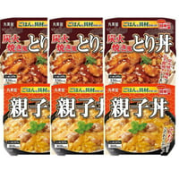 丸美屋 炭火焼き風とり丼ごはん付き×3個 親子丼ごはん付き×3個【2種アソート】各3個セット
