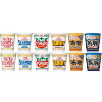日清 カップヌードル 6種12食アソート （カップヌードル、 シーフード、 カレー、チリトマト、味噌、魚豚）食べ比べセット)