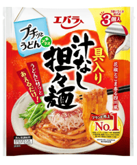 プチッとうどんプラス具入り汁なし担々麺 ×5袋
