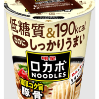 明星 ロカボNOODLES おいしさプラス濃厚コク旨豚骨 56g×12個