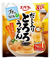 プチッとうどんプラスだし入りとろろうどん ×5袋