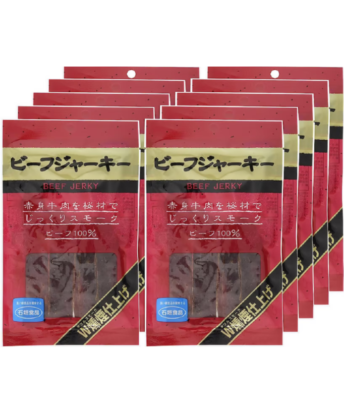 石垣 ビーフジャーキー 25g×10袋 | 名倉商事