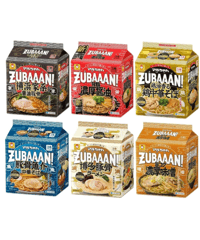 特売　マルちゃん ZUBAAAN!  6種アソート(横浜家系醤油豚骨、背脂濃厚醤油、旨コク濃厚味噌、鶏中華、豚骨魚介中華そば 、 博多豚骨ラーメン各1個 計6個セット