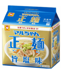 マルちゃん 正麺 旨塩味 5食入 ×6個