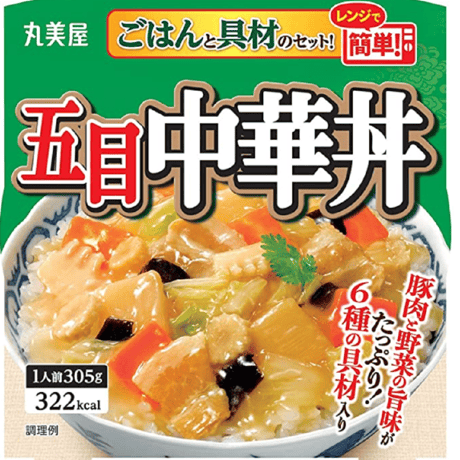 丸美屋 レンジで簡単! 五目中華丼 ごはん付き 305g×12個