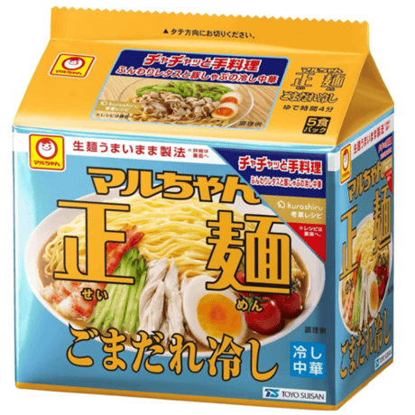マルちゃん正麺 冷し中華 ごまだれ冷し 5食パック×6個