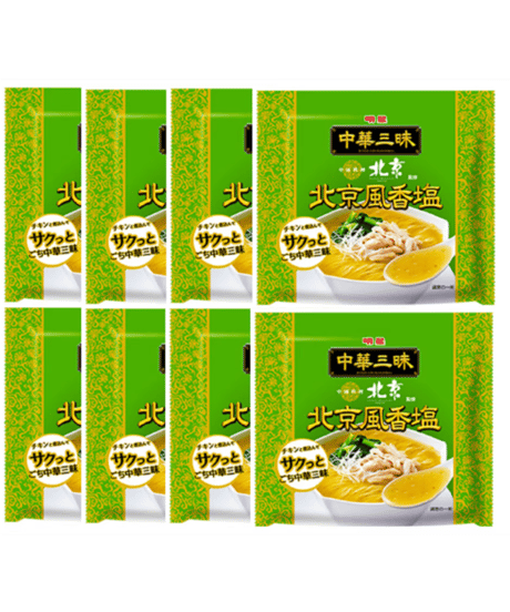 明星 中華三昧 北京風香塩×8袋