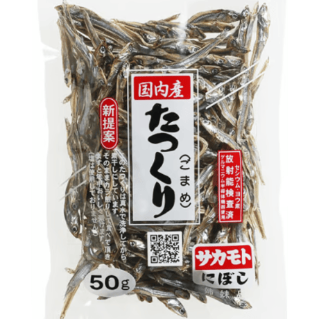 サカモト 国内産 田作り たつくり(ごまめ） 50g×3袋