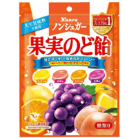 カンロ ノンシュガー 果実のど飴 90g×3袋