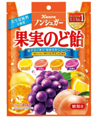 カンロ ノンシュガー 果実のど飴 90g×1袋