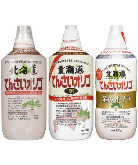 加藤美蜂園本舗 3種アソート　北海道てんさいオリゴ1kg ,てんさいオリゴ黒 960g, 金のオリゴ 830g 各1本計3本　名倉商事