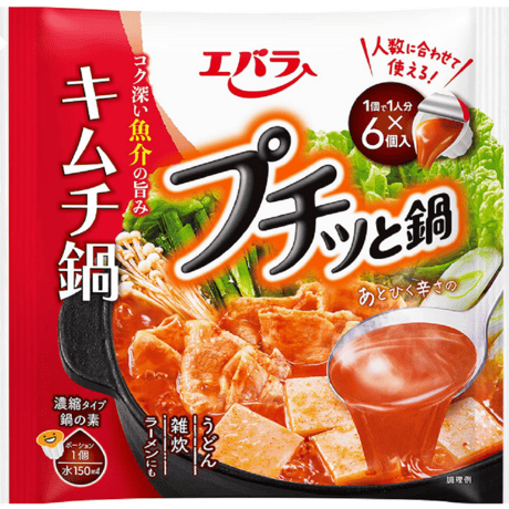 エバラ プチッと鍋 キムチ鍋 (23ｇ×6個入)×5袋