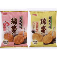 天乃屋 歌舞伎揚瑞夢 えび味 6枚×3袋と しょうゆ味 7枚×3袋