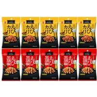 岩塚製菓 THEひとつまみ 2種アソート えびカリ 40g×5袋、えび黒胡椒 45g×5袋